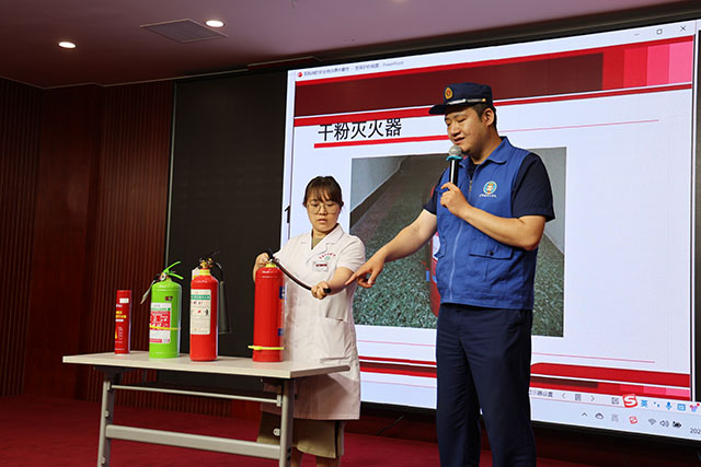 运城安国医院举行“防灾减灾日”消防安全培训，再筑安全防线